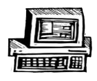 Graphic of a computer