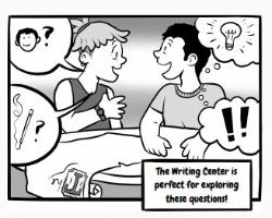 Exploring questions cartoon