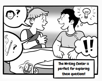 Exploring questions cartoon